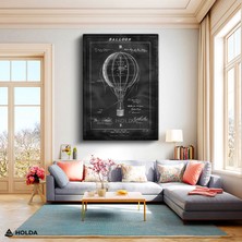 Holda Props Kanvas Tablo Sıcak Hava Balonu Patent Tasarım Tablo Duvar Dekorasyonu
