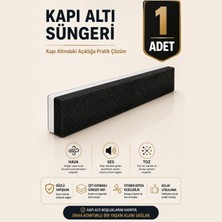 Multi Trendy Kapı Altı Rüzgar Önleyici 90 cm Yapışkanlı Isı Yalıtım Süngeri Soğuk Toz Ses Kesici Eşik Süngeri