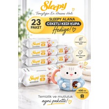 Sleepy Sensitive Islak Mendil 90’lı x 23 Paket + Rosie Ceketli Kedi Kupa Hediyeli