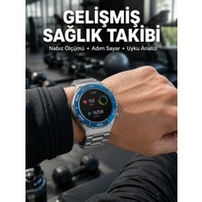 Onba 2025 Model Yuvarlak Ekran Android ve Ios Uyumlu Gps Takibi Yapabilen Akıllı Saat  - OB2834-4635