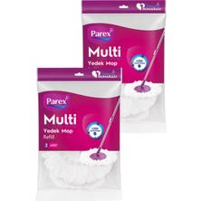 Parex Multi Yedek Mop 2'li Paket (Sapsız) Toplam 4 Adet