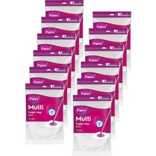 Parex Multi Yedek Mop 2'li Paket (Sapsız) 12li Set Toplam 24 Mop