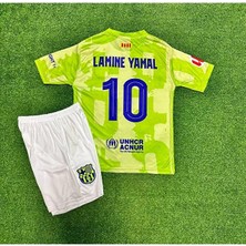 FRAGOLA F.c Barcelona 2026 Lamine Yamal Özel Konsept Çocuk Forması (Green)