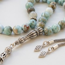THEIA GemWorks Phos - Larimar El Yapımı Tesbih