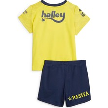 Puma Unisex Sarı Puma Fsk Away Babykit Blazing Yellow-Medieval Sarı Unisex Çocuk Forma