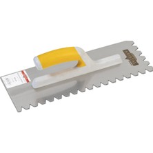 Kristal Plastik Açık Saplı Inox Mantolama Malası (35 Cm)