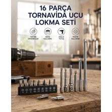 Serac Collection 16 Parça Bits Adaptör ve Tornavida Ucu Seti - SA002G-6EYCN5