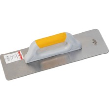 Kristal Plastik Kapalı Saplı Yay Çeliği Radüslü Alçı Malası (35 Cm)