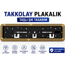 Viteksa Plakalık Takkolay Taşlı Gold 1 Adet