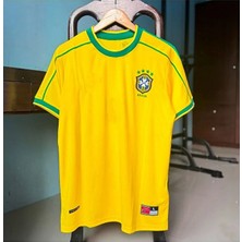 FRAGOLA Brezilya Milli Takımı 98 Dünya Kupası Roberto Carlos Nostalji Forması