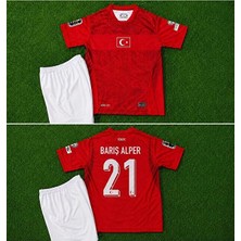 FRAGOLA Türkiye Fifa 2026 Dünya Kupası Barış Alper Çocuk Forması 2'li Set (Red)