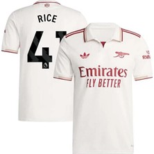 FRAGOLA Arsenal 2025/26 Yeni Sezon Declan Rice Deplasman Forması (Beyaz)