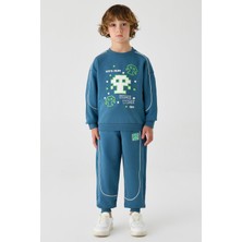 NBT Jeans Erkek Çocuk Mavi Sweatshirt