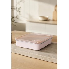 Kitchen Life Stainless Paslanmaz Çelik Vakumlu Saklama Kabı,fırın ve Kek Kabı 1,9 Lt Yemek Kabı Sefer Tası