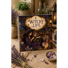 Z&R Craft Witchy Life Cadıların Büyülü Dünyası Yetişkin ve Çocuk Boyama Kitabı – Fantastik, Rahatlatıcı 20X20-35 Görsel
