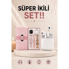 Tgzm 3 Kordonlu Dokunmatik Ekran Akıllı Saat ve 2.nesil Kablosuz Bluetooth Kulaklık An - TG0012-2QN72
