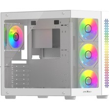 James Donkey Stark S800 4x Rgb Beyaz Akvaryum 750W Gamıng Kasa