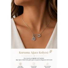 Lyra Yaşam Ağacı Çelik Kolye