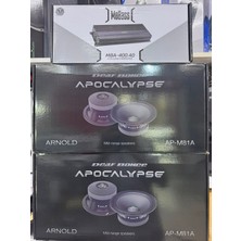 Apocalypse Apocalpyse AP-M81A Üclü Takım Set 20CM Midrange 600WAT MBA-400.4 4X400RMS