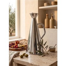Kitchen Life 750 ml Paslanmaz Çelik Damlatmaz Karaf Yağlık Sirkelik Sürahi Sunum Şişesi