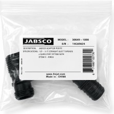 Jabsco 30649-1000 Pompa Bağlantı Adaptörü 1/2" Erkek Dişli Epdm O-Ring 2'li Set