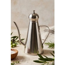 Kitchen Life 650 ml Paslanmaz Çelik Damlatmaz Karaf Yağlık Sirkelik Sürahi Sunum Şişesi
