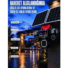 Feifei 4 Kameralı 4g Sım Kart Destekli Güneş Enerjili Akıllı Güvenlik Kamerası - FEİ9745-2182