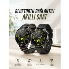 Tgzm Akıllı Saat Sesli Görüşme Nfc Uyumlu Bildirim Görme ve Uyku ve Sağlık Takibi - TG0012-2QN3E
