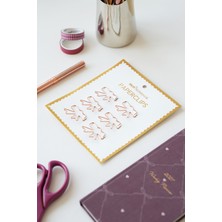 Matt Notebook 6'lı Fiyonk Şekilli Metal Ataş Seti - Bronz