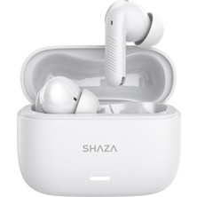 Shaza Aura x Kulak Içi Silikonlu Bluetooth Kulaklık Beyaz