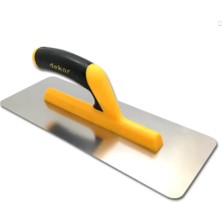 Dekor Açık Sap Radüslü Paslanmaz Çelik Alçı Mala (30 Cm)
