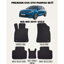 Feyza Oto Kia Rio Serisi 2017 - 2024 Arası Araca Özel Premium Eva Paspas Takımı 2 Yıl Garantili Araca Birebir Uyumlu Kalıplar