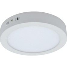 Borsan 18 W Sıva Üstü Yuvarlak LED Panel (6500 K=beyaz Işık)