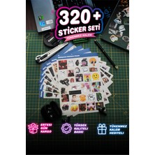 MENEJER Shitpost Çıkartma Seti 320+ Ad Çıkartma, Sticker, Shitpost Sticker, Funny, Komik, Meme, Bullet Journal, Ajanda, Bullet,