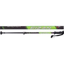 Fizan Walker 2 Section Çiftli Pole Baton Baton Unisex, Yeşil, Tek Beden