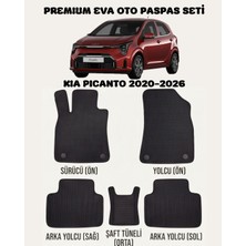 Feyza Oto Kia Picanto  Serisi 2020 - 2026 Arası Araca Özel Premium Eva Paspas Takımı 2 Yıl Garantili Araca Birebir Uyumlu Kalıplar