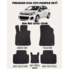 Feyza Oto Kia Rio Serisi 2012 - 2016 Arası Araca Özel Premium Eva Paspas Takımı 2 Yıl Garantili Araca Birebir Uyumlu Kalıplar