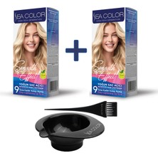 Sea Color 2'li Adet Yoğun Saç Açıcı Set, Boya Tası ve Fırçası Hediye!