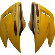 Moto Express Tvs Apache RTR150 2011-2012 Sağ Sol Depo Yanı Grenajı Sarı Ys