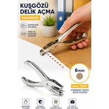 Delgeç Tek Delikli Delgeç Kuş Gözü Açma Dosyalama Aleti Çelik 6mm 13CM VD046