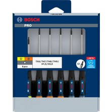 Bosch PRO Hassas Tornavida Seti TX/TH/H 6lı