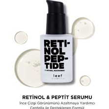 Leef Retinol Peptide Serumu – %1 Retinol, Peptit & Centella, Cilt Sıkılığına Destek
