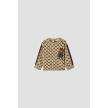 B&G Kız Bebek Desenli Sweatshirt