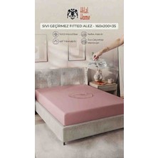 Hilal Home Sıvı Geçirmez Fitted Alez 160X200+35 cm Çift Kişilik Yatak Koruyucu Çarşaf