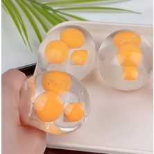 Oyuncak Sahili Skuşi Yumurta Omlet Fırlatın Dağılır Eski Haline Geri Toplanır 1 Adet Stres Oyuncak Squishy Sukuşi Yeni Trend Dumpling