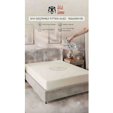 Hilal Home Sıvı Geçirmez Fitted Alez 160X200+35 cm Çift Kişilik Yatak Koruyucu Çarşaf