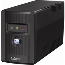 İnform Inform Guardian 600VA 1X7AH Line-Interactive 7-20 Dk Kesintisiz Güç Kaynağı Ups