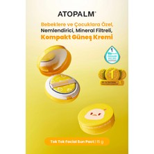 Bebek ve Çocuklar Için Kompakt Mineral Güneş Kremi Atopalm Tok Tok Facial Sun Pact SPF43 Pa+++