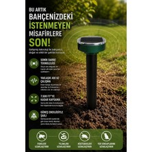 Coverzone 2 Adet Solar Enerjili Kemirgen Kovucu, Sonik Teknolojili Köstebek Yer Sincabı Tarla Faresi ve Sivri Fare Kovucu, 400 Hz, 30 Saniyede Bir Darbe, Suya Dayanıklı Abs Gövde | Sc-16