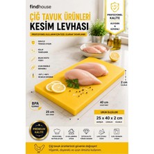 Kaliteli Çok Renk Seçenekleri ile Polietilen Et Kesim Tahtası Kesme Levhası 25X40X2 cm Kasap , Tavukçu , Balık , Restaurant ,manav